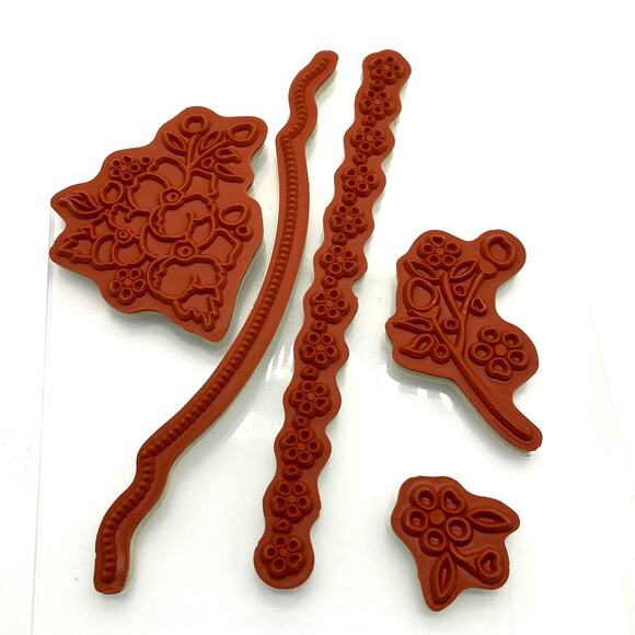 Stampin' Up! Border on Romance Stamps Sizzix Accents Touches Edgelits 125482 - Picture 3 of 9